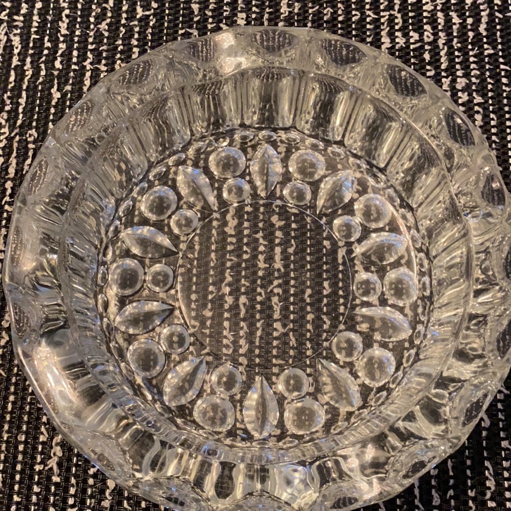 KIG Marked Ashtray w/Tiki Design
